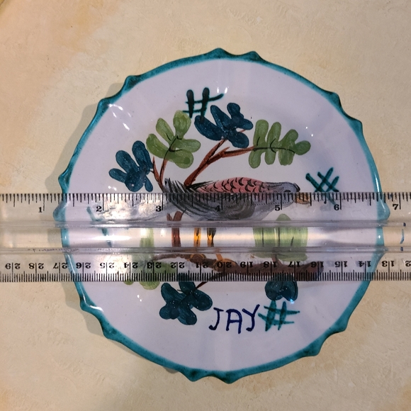 Vintage Bird Plates w/ Bird House Italy PV - Picture 2 of 16